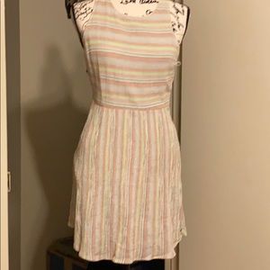 Razorback striped dress